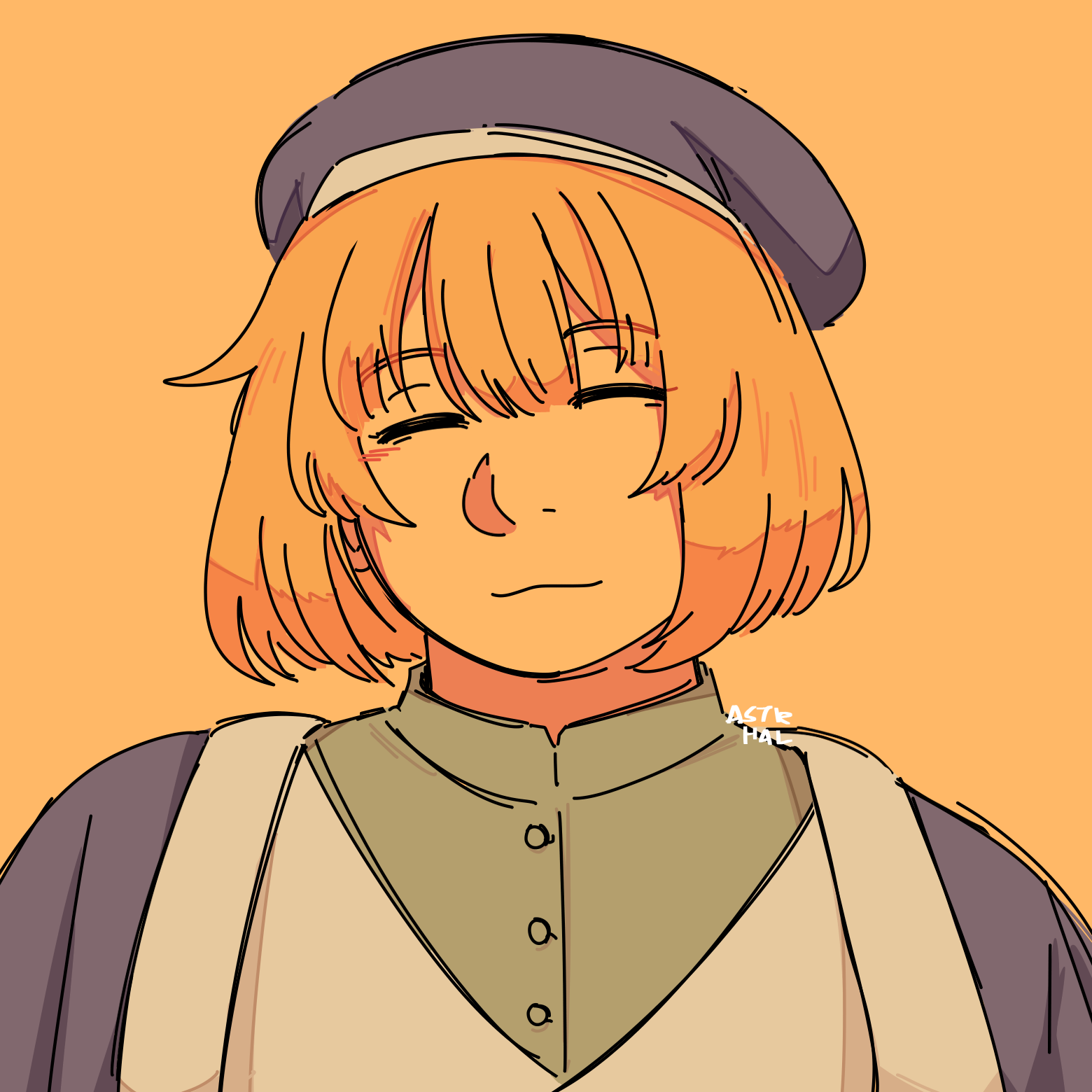 A portrait of Falin from Dungeon Meshi.